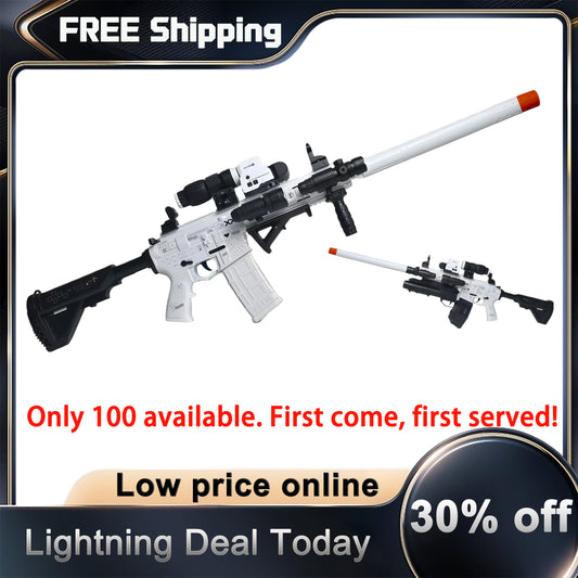 30%OFF,Free Shipping,Low Price Online.   3 Firing Modes Large Gel Splatter Blaster for Orbeez with glasses Suitable for Backyard Fun and Outdoor Team Shooting Games,416 Full configuration.Full configuration