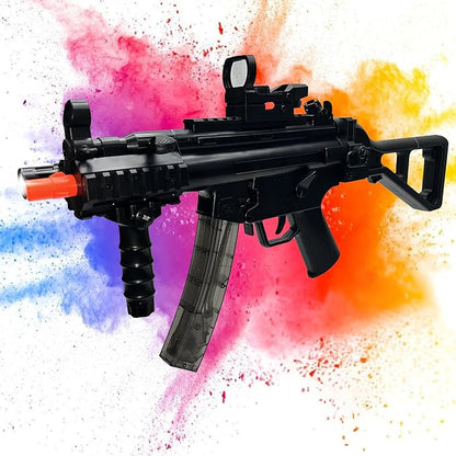 MP5K Gel Water Ball Blaster，for Outdoor Activities Game Party.2MODE:Hand Movement And Electric Full Auto