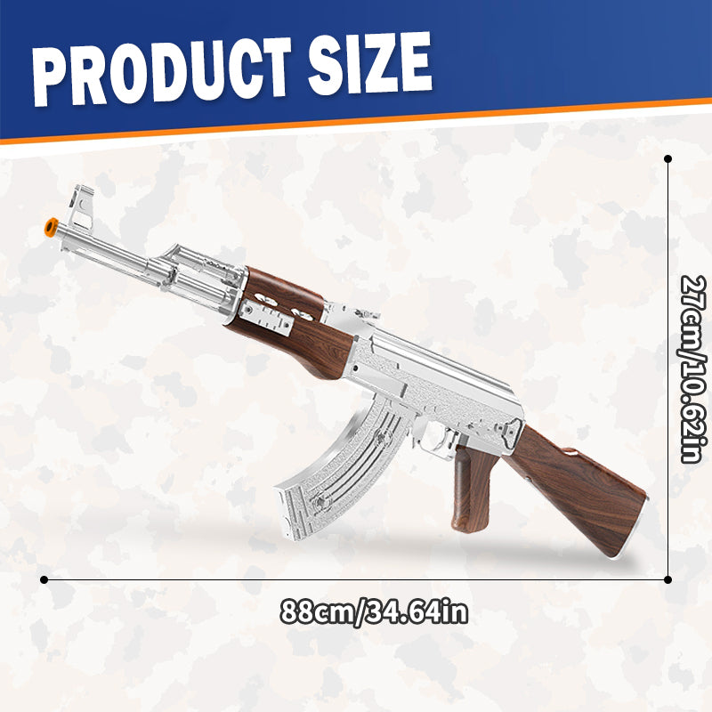 Golden AK Gel Water Ball Blaster，for Outdoor Activities Game Party. Electric Full Auto 18+