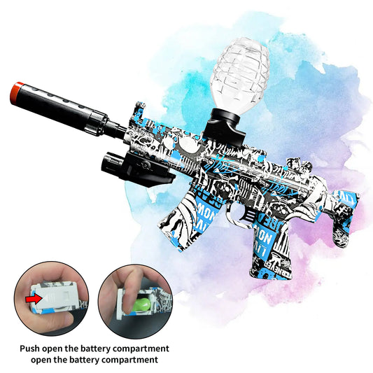 Mini MP5 Gel Water Ball Blaster，for Out door Activities Game Party
