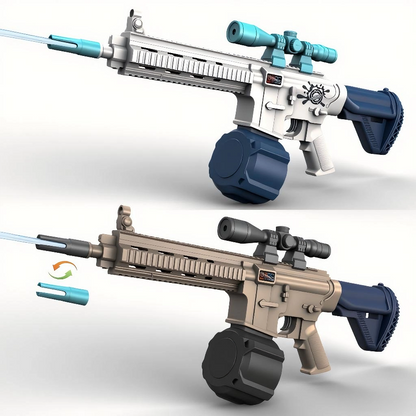 416  Automatic Electric Water Gun , Auto Water Suction Powerful Squirt Guns Pistol for Adults Kids, Auto Water Blaster Pistol Outdoor Summer Toys for Pool Beach Party