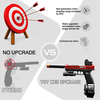 30%OFF,Free Shipping,Low Price Online.  Electric Gel Ball Blaster Automatic Splatter Eco-Friendly Splat Gun for Outdoor Activities.  2MODE:Hand Movement And Electric Full Auto