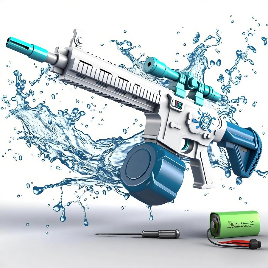 416  Automatic Electric Water Gun , Auto Water Suction Powerful Squirt Guns Pistol for Adults Kids, Auto Water Blaster Pistol Outdoor Summer Toys for Pool Beach Party