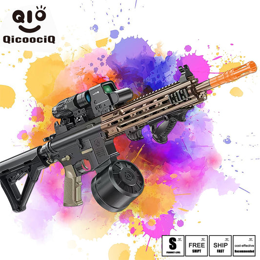 AR15  Gel Water Ball Blaster，for Outdoor Activities Game Party.2MODE:One Shot And Electric Full Auto