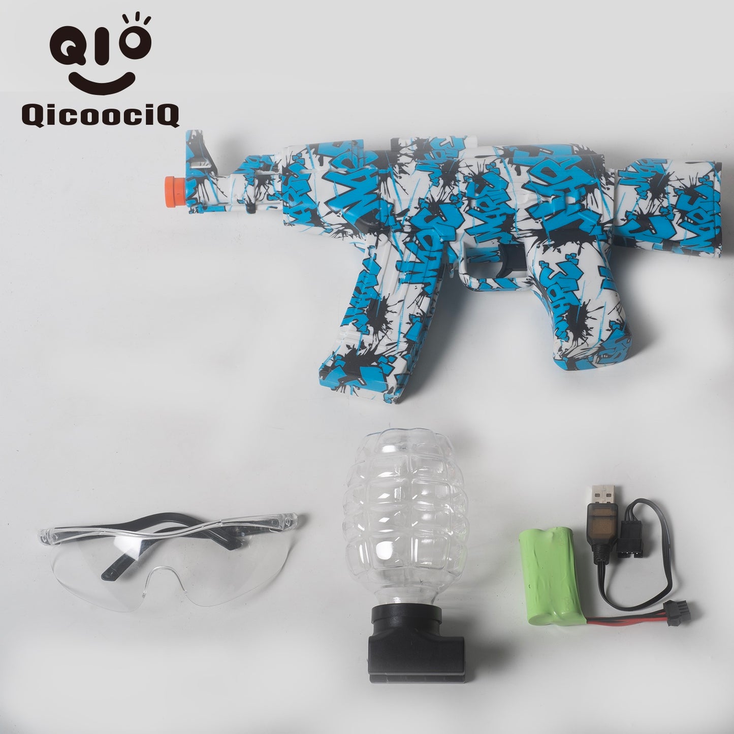 Mini AK47 Gel Water Ball Blaster，for Out door Activities Game Party