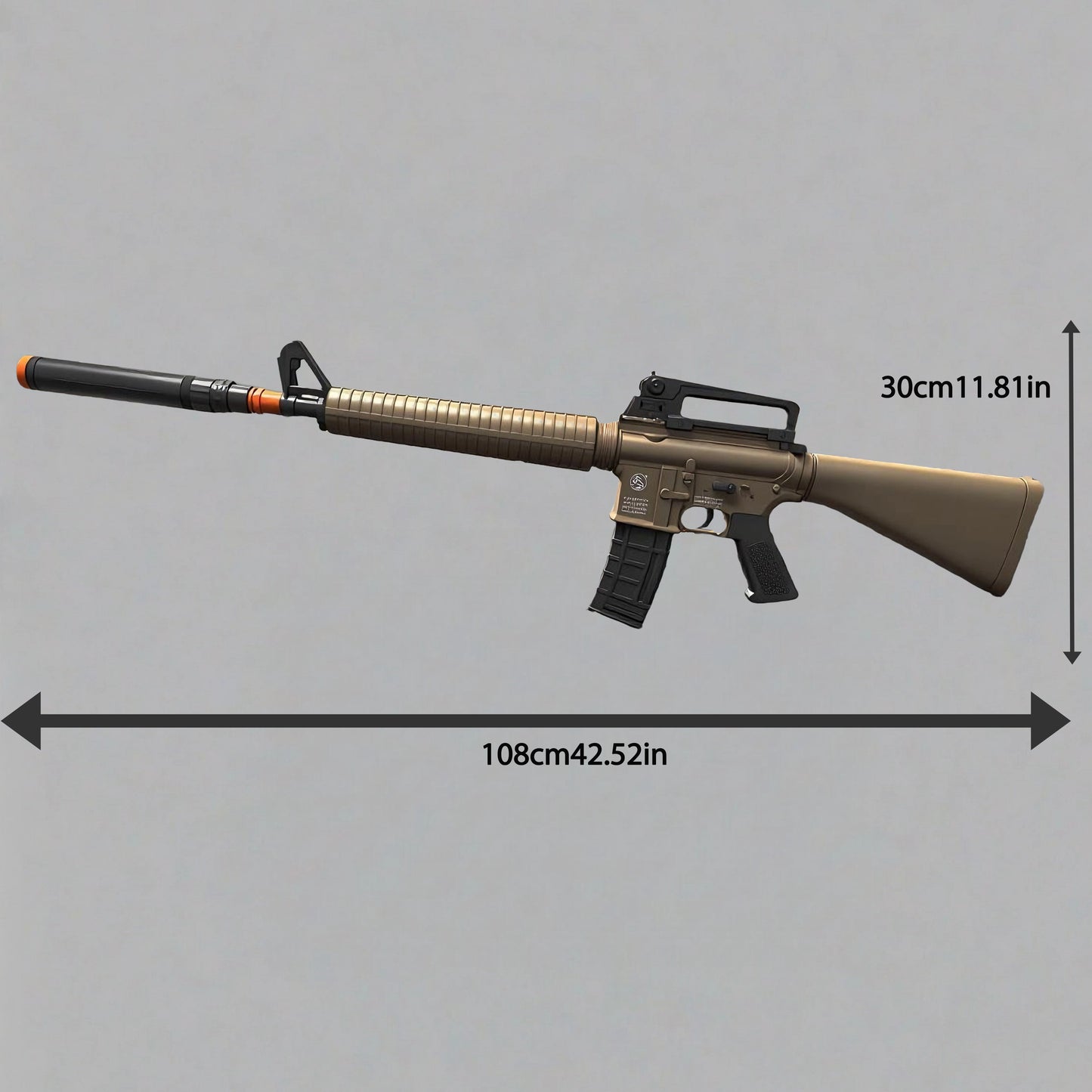M16 Gel Water Ball Blaster，for Outdoor Activities Game Party.2MODE:Hand Movement And Electric Full Auto