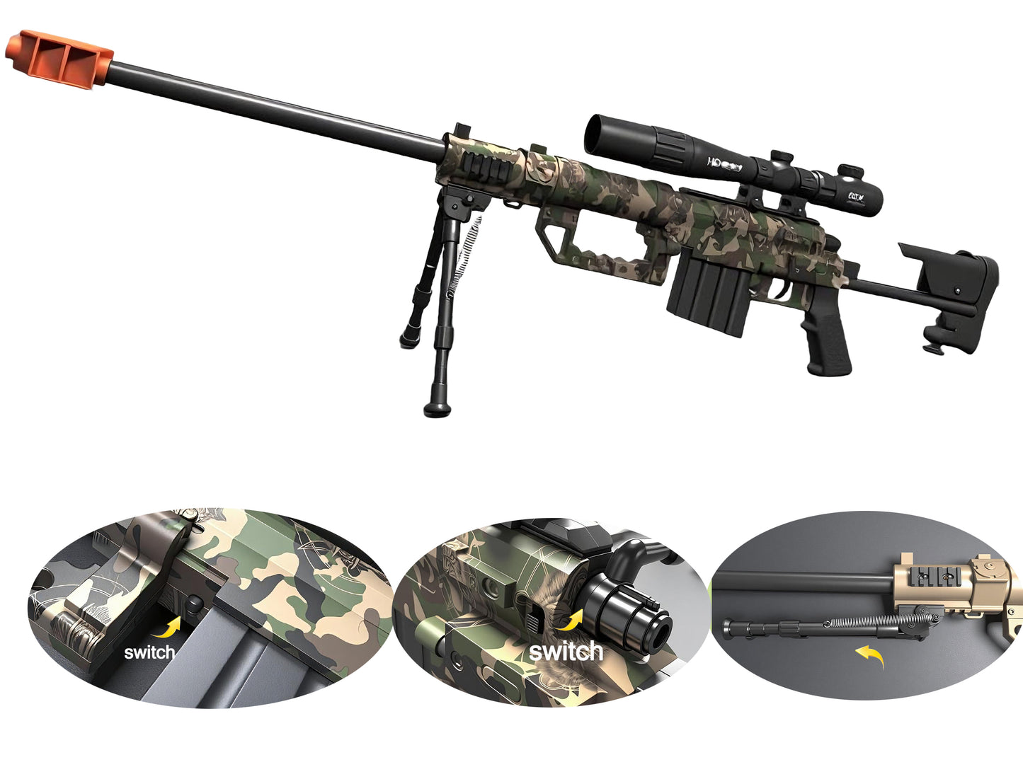 M200 Water Ball Blaster，for Out door Activities Game Party