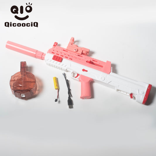 QBZ Automatic Electric Water Gun , Auto Water Suction Powerful Squirt Guns Pistol for Adults Kids, Auto Water Blaster Pistol Outdoor Summer Toys for Pool Beach Party