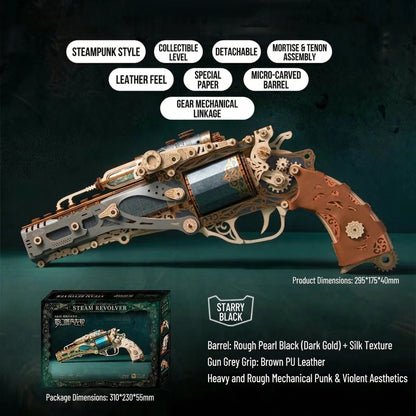 3D Wooden Puzzle Guns Blaster For Adults,Toy Shotgun Model Building Kits for Adults to Build,Toy Guns for Kids 12-14,Challenge Wood Crafts Puzzles,Cool Toys Hobbies for Men Women