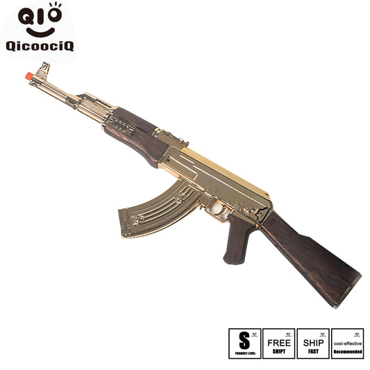 Golden AK Gel Water Ball Blaster，for Outdoor Activities Game Party. Electric Full Auto 18+