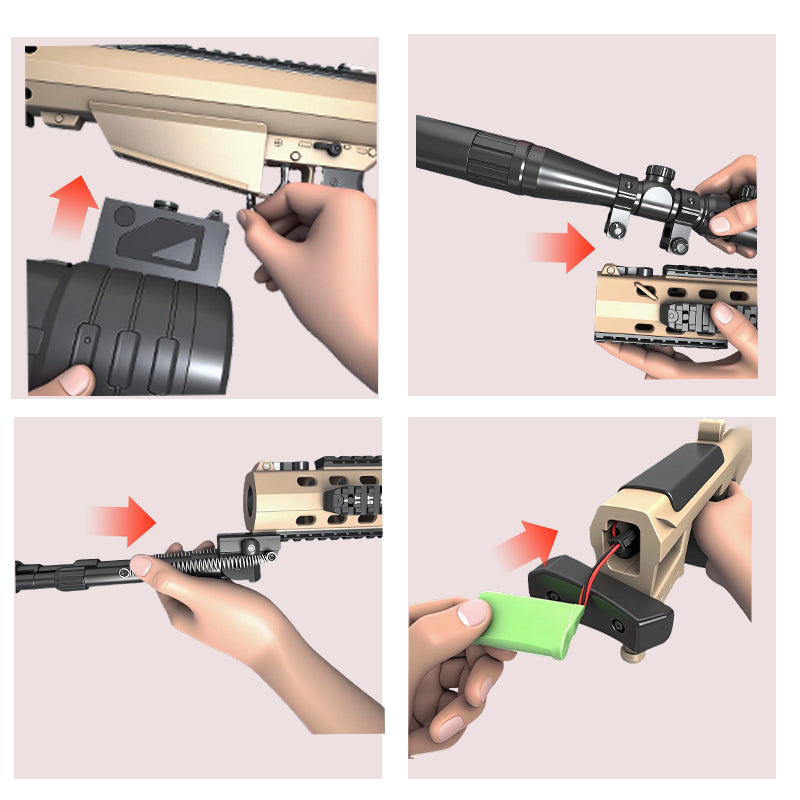 Ronnie Barrett Water Ball Blaster，for Out door Activities Game Party