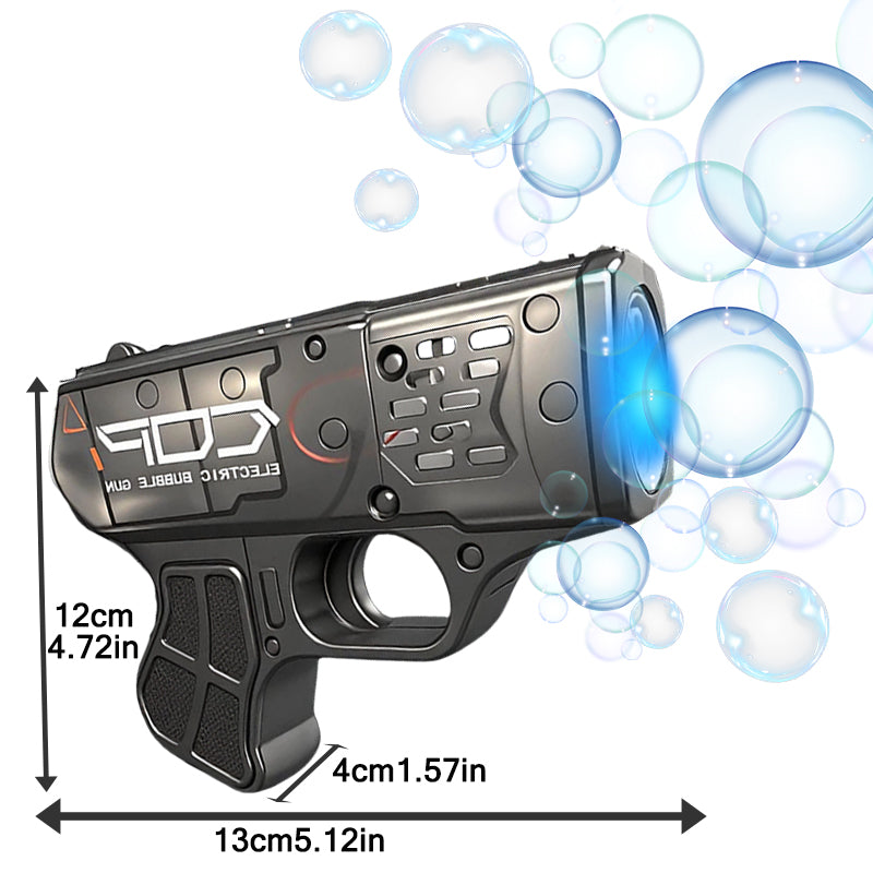 MINI  COP  Bubble Gun for Kids Bubble Machine for Boys Girls Toddlers LED Automatic Blower Toys for Ages 3 4 5 6 7 8 Summer Outdoor Party Birthday Gift