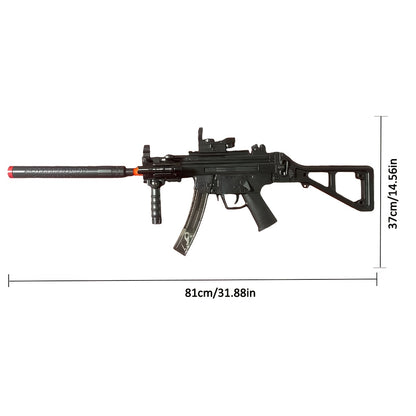 MP5K Gel Water Ball Blaster，for Outdoor Activities Game Party.2MODE:Hand Movement And Electric Full Auto