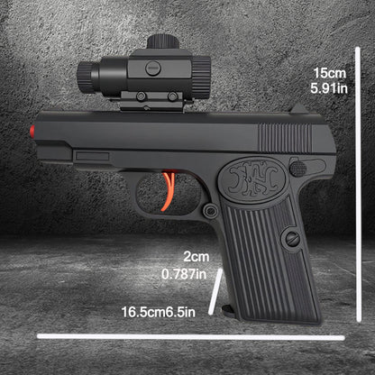 K-17 USE BB Ball or Water Ball. Toy Gun with Automatic Reloading Rebound Shell Ejecting and Soft Foam Blaster, Ideal for Shooting Games, Education Model Toys, Gift for Kids Boys Girls