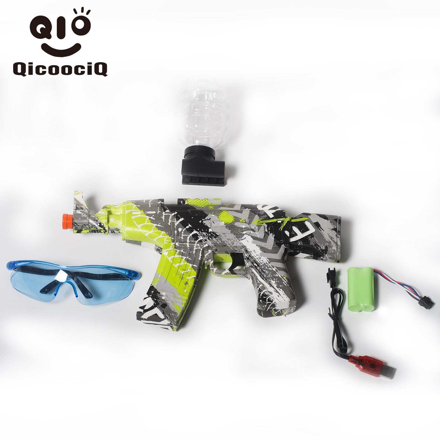 Mini AK47 Gel Water Ball Blaster，for Out door Activities Game Party