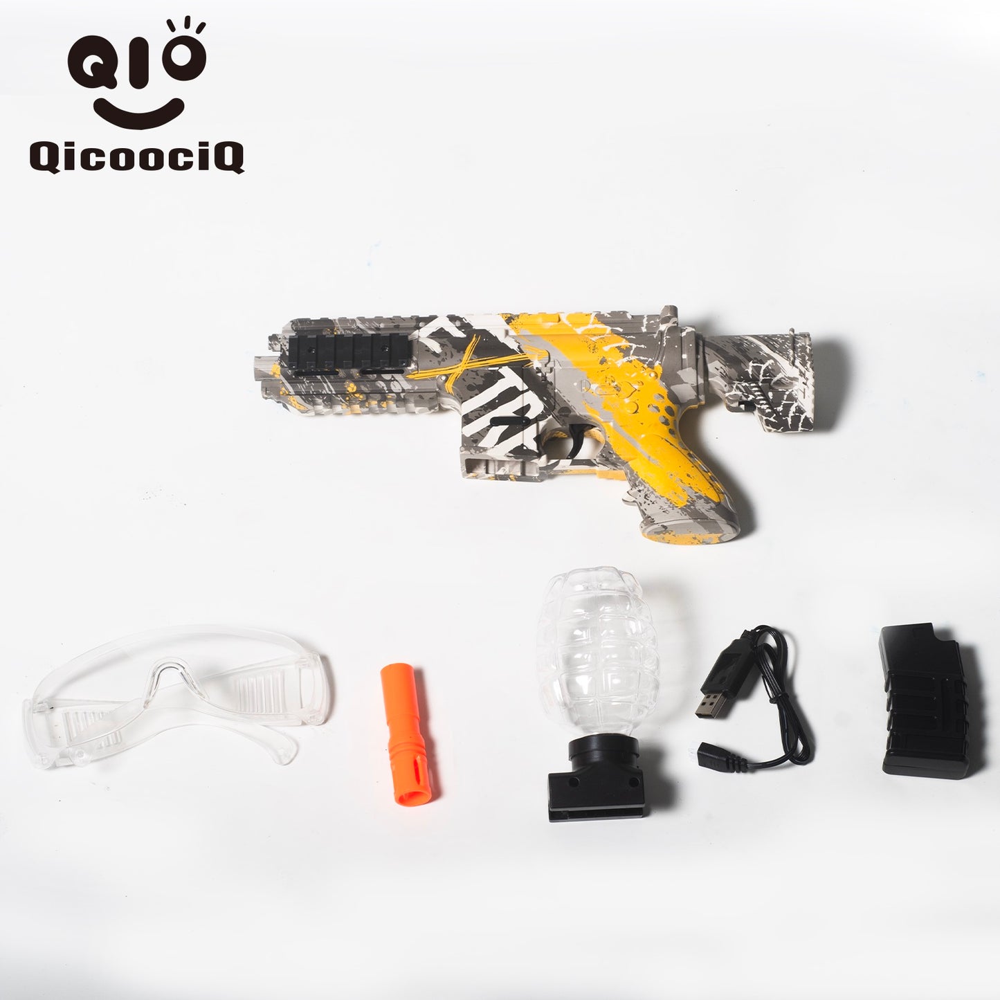 Mini 416 Gel Water Ball Blaster，for Out door Activities Game Party