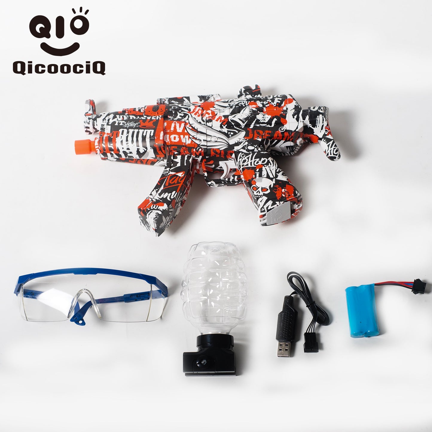 Mini MP5 Gel Water Ball Blaster，for Out door Activities Game Party