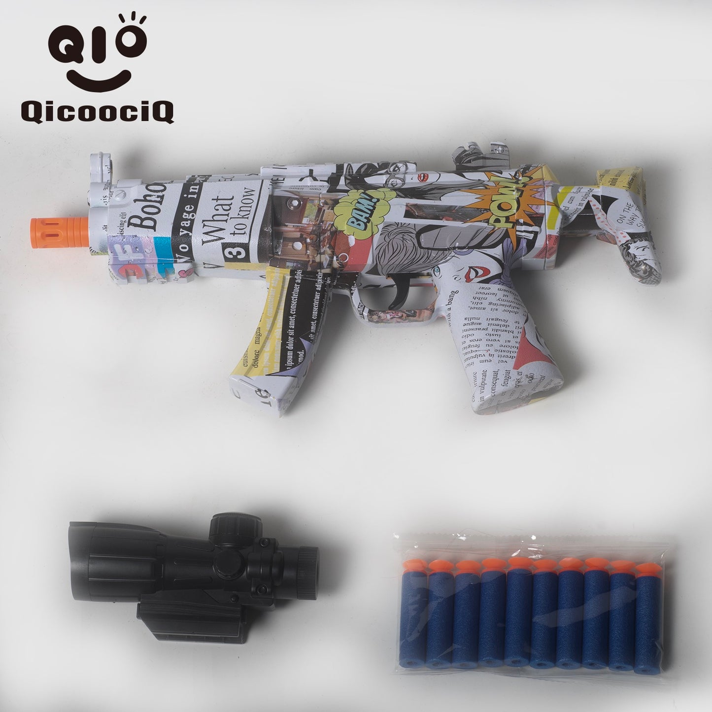 Mini MP5 Gel Water Ball Blaster， for Outdoor Activities Game Party