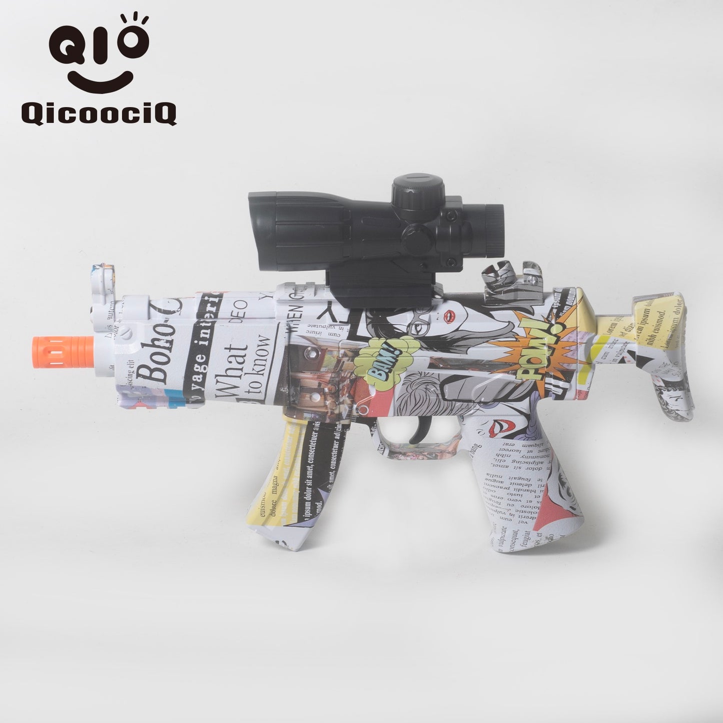 Mini MP5 Gel Water Ball Blaster， for Outdoor Activities Game Party