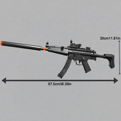 MP5KA3 Gel Water Ball Blaster，for Outdoor Activities Game Party.2MODE:Hand Movement And Electric Full Auto