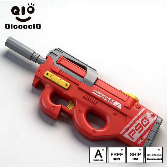 P90 Automatic Electric Water Gun , Auto Water Suction Powerful Squirt Guns Pistol for Adults Kids, Auto Water Blaster Pistol Outdoor Summer Toys for Pool Beach Party