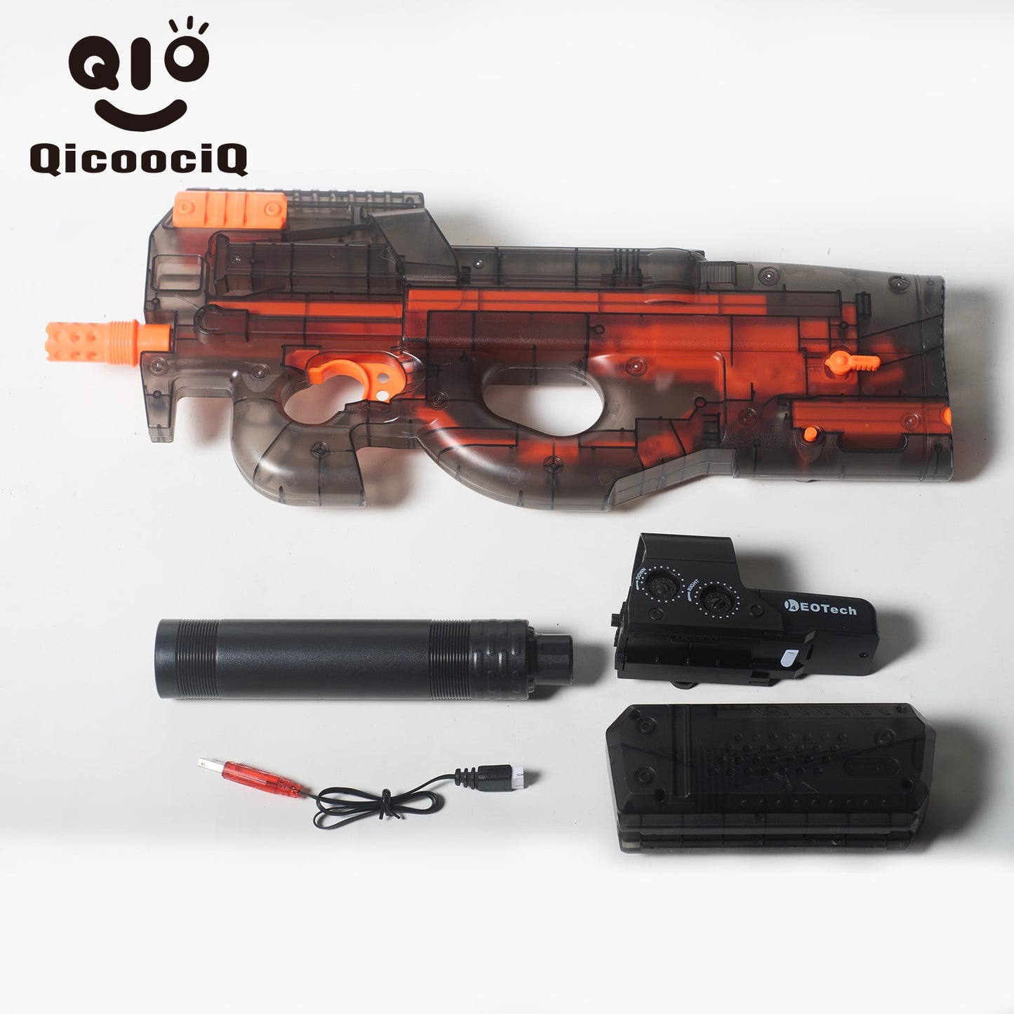 P90 Gel Water Ball Blaster，for Outdoor Activities Game Party.2MODE:Hand Movement And Electric Full Auto