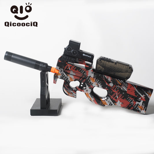 P90 Gel Water Ball Blaster，for Outdoor Activities Game Party.2MODE:Hand Movement And Electric Full Auto