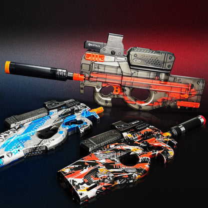P90 Gel Water Ball Blaster，for Outdoor Activities Game Party.2MODE:Hand Movement And Electric Full Auto