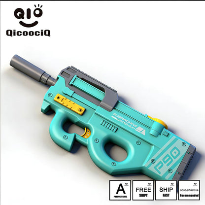 P90 Automatic Electric Water Gun , Auto Water Suction Powerful Squirt Guns Pistol for Adults Kids, Auto Water Blaster Pistol Outdoor Summer Toys for Pool Beach Party