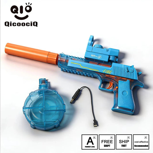Semi-automatic Automatic Electric Water Gun , Auto Water Suction Powerful Squirt Guns Pistol for Adults Kids, Auto Water Blaster Pistol Outdoor Summer Toys for Pool Beach Party
