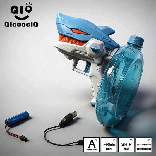 SHARK Automatic Electric Water Gun , Auto Water Suction Powerful Squirt Guns Pistol for Adults Kids, Auto Water Blaster Pistol Outdoor Summer Toys for Pool Beach Party