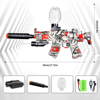 Mini MP5 Gel Water Ball Blaster，for Out door Activities Game Party