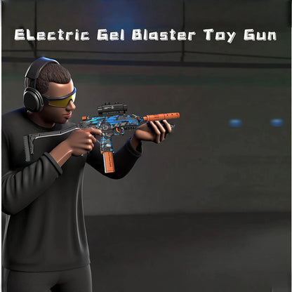 UZI Gel Water Ball Blaster，for Outdoor Activities Game Party.2MODE:Hand Movement And Electric Full Auto