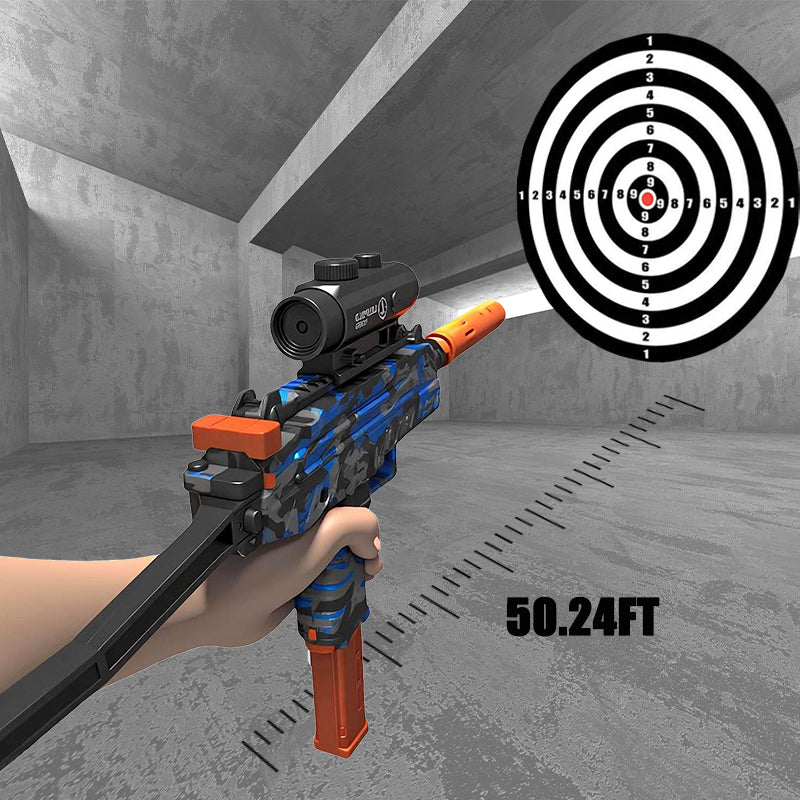 UZI Gel Water Ball Blaster，for Outdoor Activities Game Party.2MODE:Hand Movement And Electric Full Auto